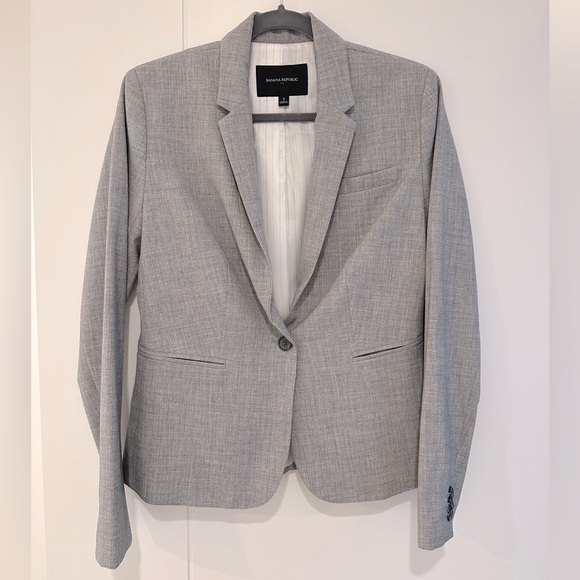 Banana Republic Grey Blazer - Picture 1 of 3